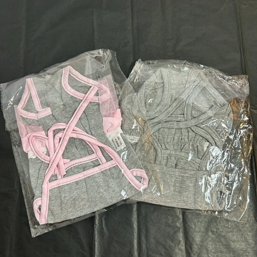 Reusable/Washable Female Dog/Puppy Sanitary Undies/Diapers w/ adjustable ties‎ S
